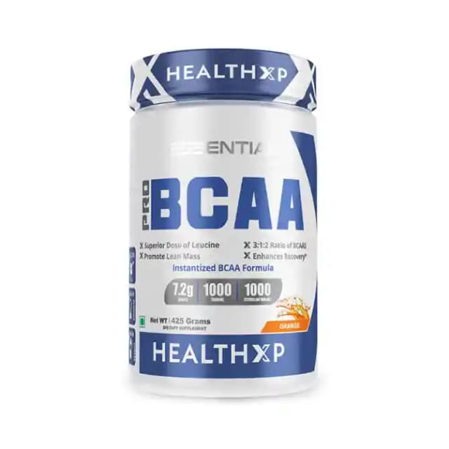 HealthXP Pro BCAA 3:1:2 Orange (1 Jar Of 425 gm Powder)