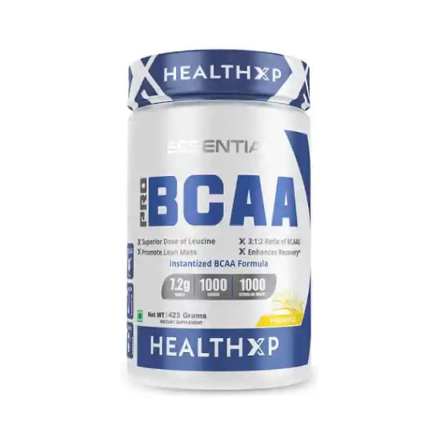 HealthXP Pro BCAA 3:1:2 Pineapple (1 Jar Of 425 gm Powder)