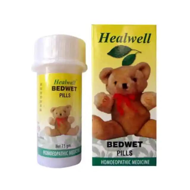 Healwell Bedwet Pills (1 Bottle of 15 gm tablets)
