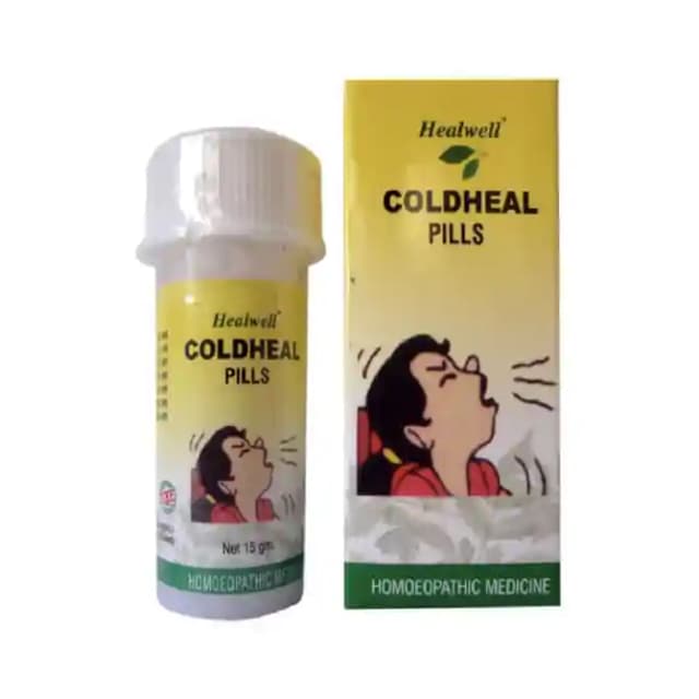 Healwell Coldheal Pills (1 Bottle of 15 gm tablets)