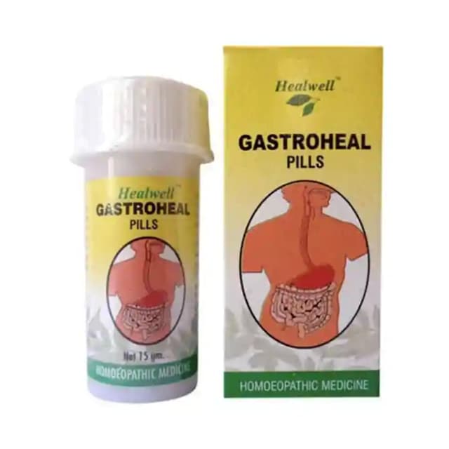Healwell Gastroheal Pills (1 Bottle of 15 gm tablets)
