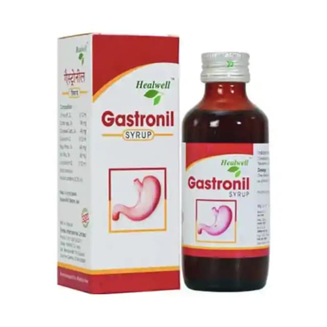 Healwell Gastronil Syrup (1 Bottle of 200 ml Syrup)