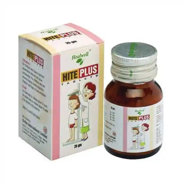 Healwell Hite Plus (1 Bottle of 25 gm tablets)