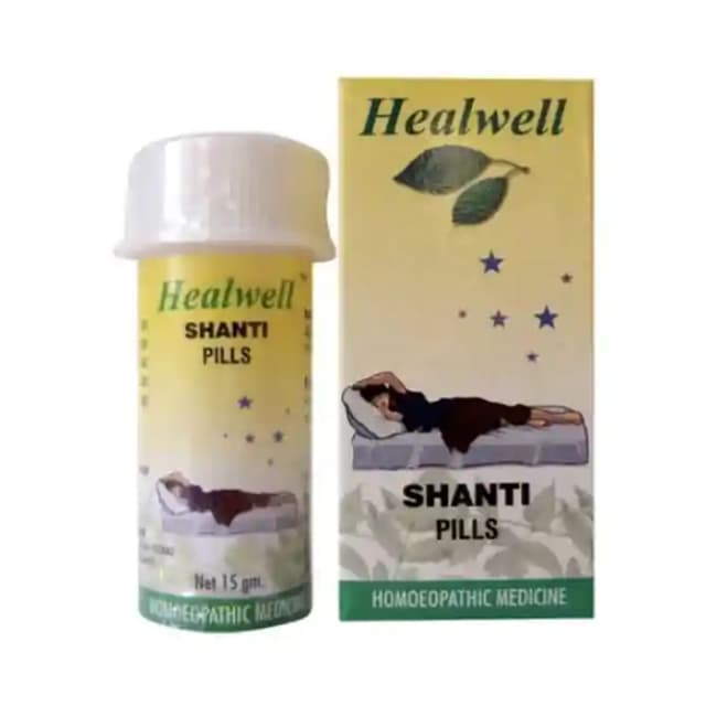 Healwell Shanti Pills (1 Bottle of 15 gm tablets)
