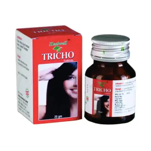Healwell Tricho (1 Bottle of 25 gm tablets)