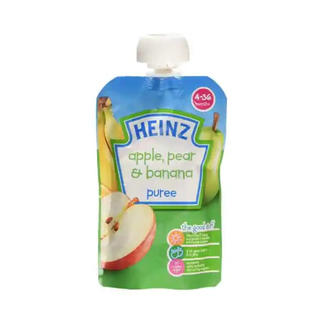 Heinz Puree Apple Pear & Banana (1 Packet Of 100 gm Liquid)