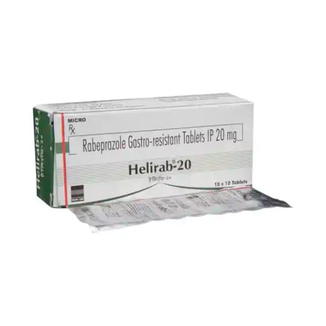 Helirab 20 (10 tablets in 1 strip)