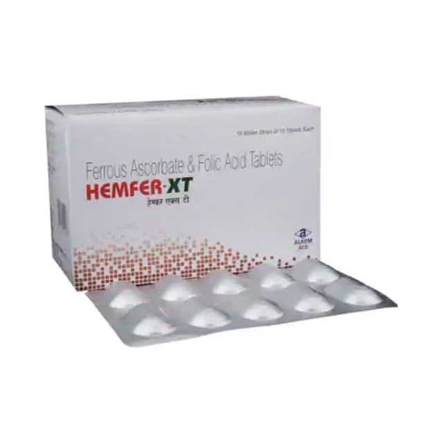 Hemfer XT (10 tablets in 1 strip)