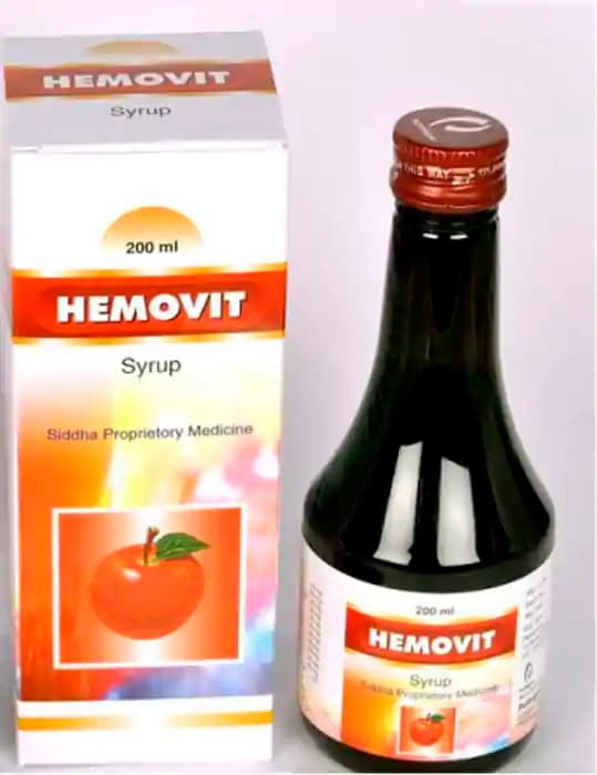 Hemovit Syrup (1 Bottle of 200 ml Syrup)