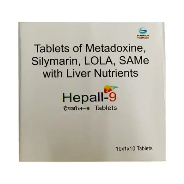 Hepall 9 (1 Strip Of 10 tablets)