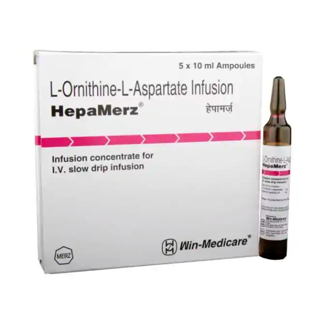 Hepamerz Injection 10ml (5 injections in 1 packet)