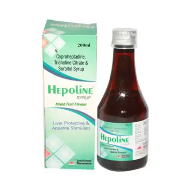 Hepoline Syrup (200 ml in 1 bottle)