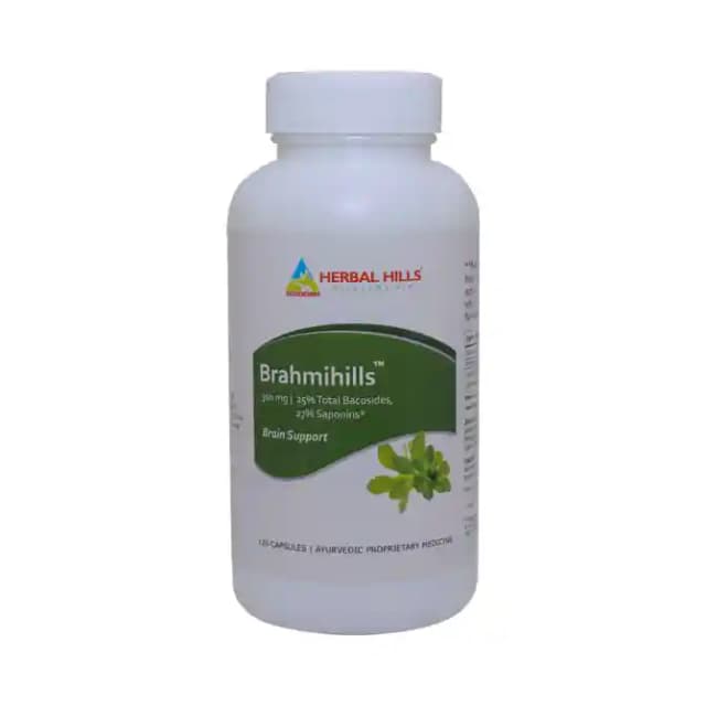 Herbal Hills Brahmihills (1 Bottle of 120 capsules)