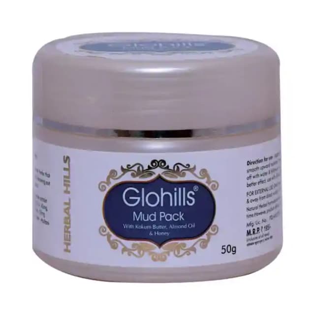Herbal Hills Glohills Mud Pack (1 Jar Of 50 gm Face Pack)