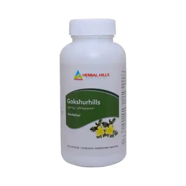 Herbal Hills Gokshurhills (1 Bottle of 120 capsules)
