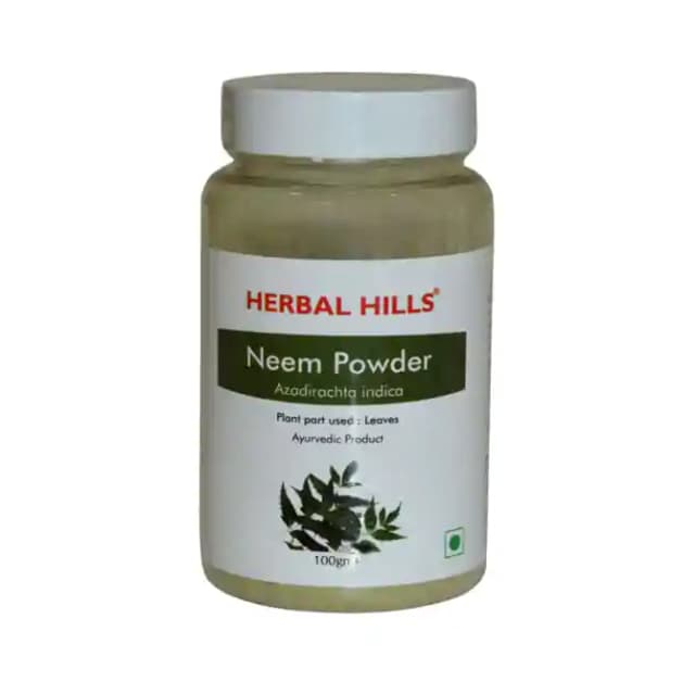 Herbal Hills Neem Powder Pack of 2 (1 Jar Of 100 gm Powder)