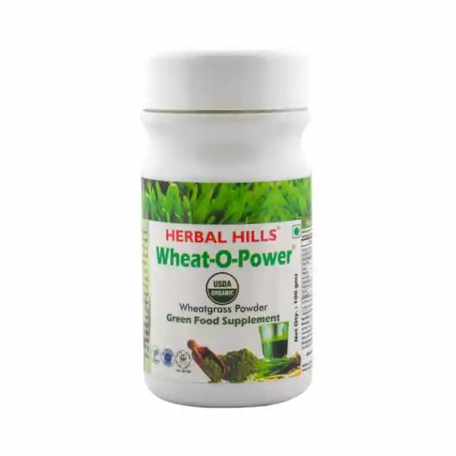 Herbal Hills Wheat O Power Powder (1 Bottle of 100 gm Powder)