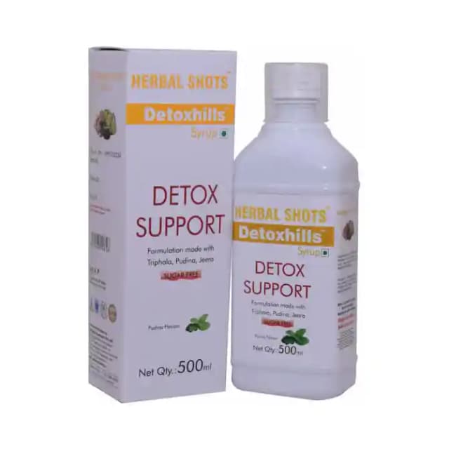 Herbal Shots Detoxhills Pack of 2 (1 Bottle of 500 ml Liquid)