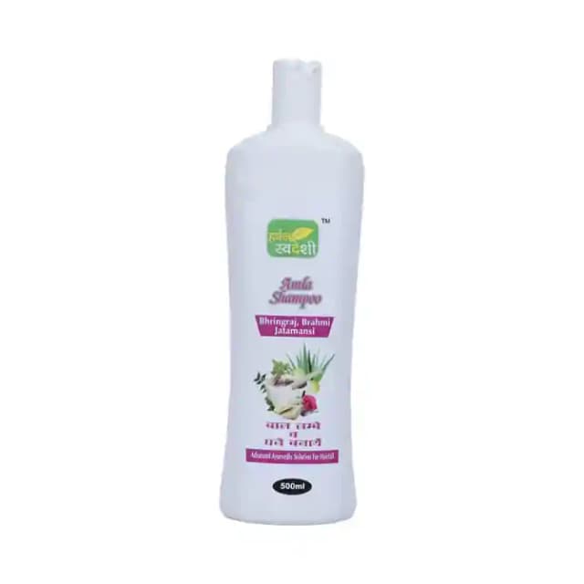 Herbal Swadeshi Amla Shampoo (1 Bottle of 500 ml Shampoo)