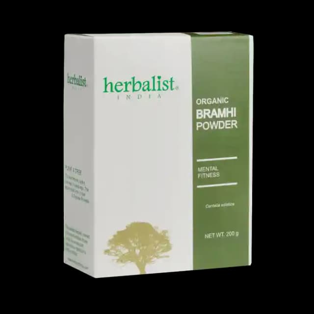 Herbalist India Organic Brahmi Powder (1 Packet Of 200 gm Powder)