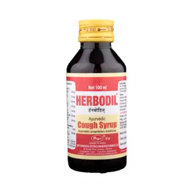 Herbodil Syrup (1 Bottle of 100 ml Syrup)
