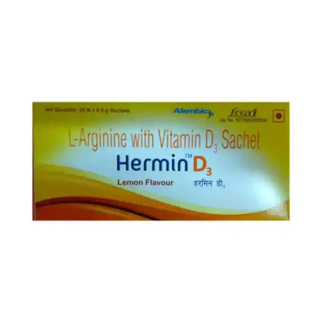 Hermin D3 Sachet (1 Sachet Of 6.5 gm Granules)