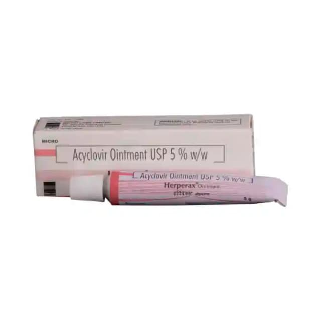 Herperax Ointment (5 gm in 1 tube)