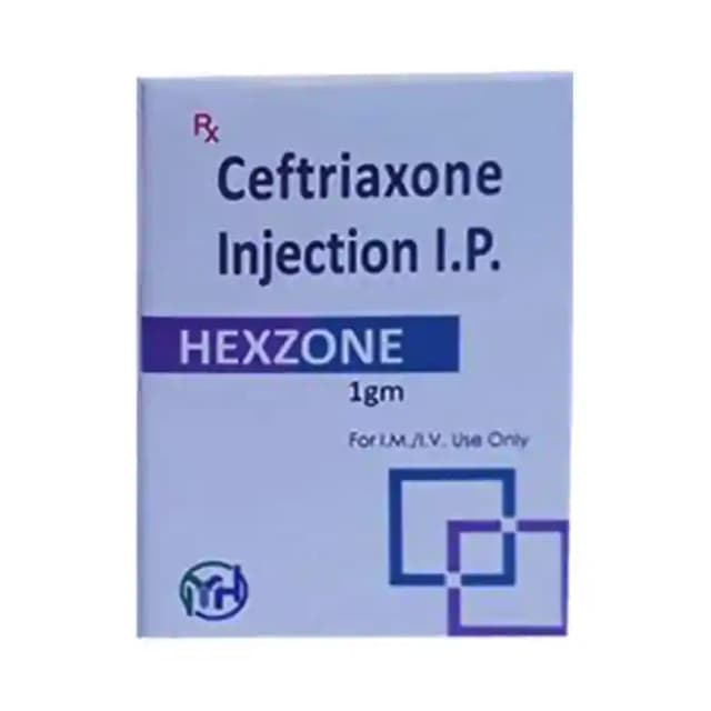 Hexzone 1gm Injection (1 Injection in 1 vial)