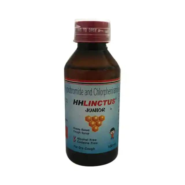 HH Linctus Junior Syrup Alcohol Free (100 ml in 1 bottle)