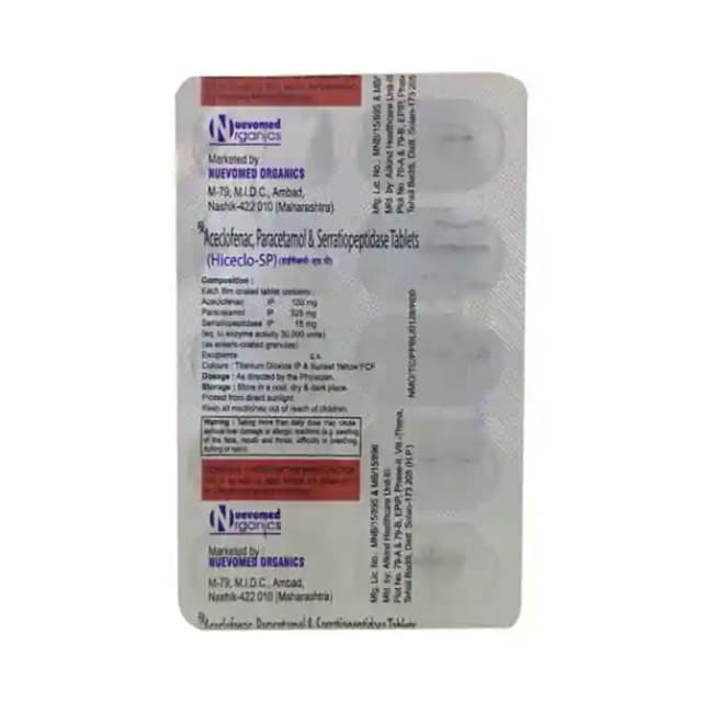 Hiceclo SP (10 tablets in 1 strip)