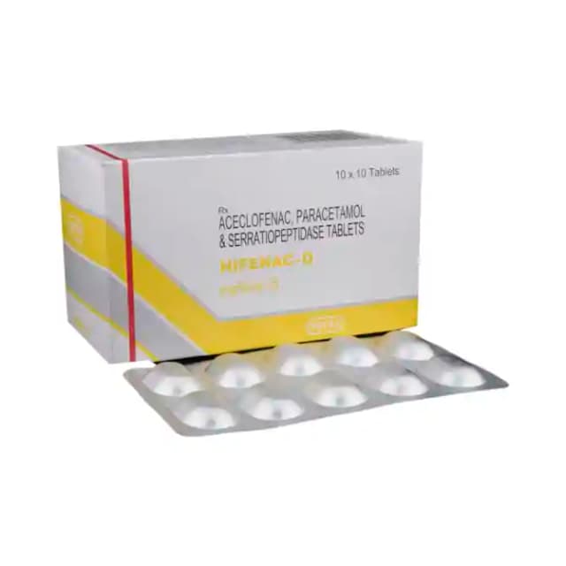 Hifenac D (10 tablets in 1 strip)