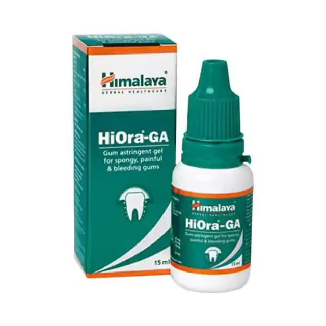 Himalaya Hiora GA Gum Astringent Gel (1 Bottle of 15 ml Gum Paint)