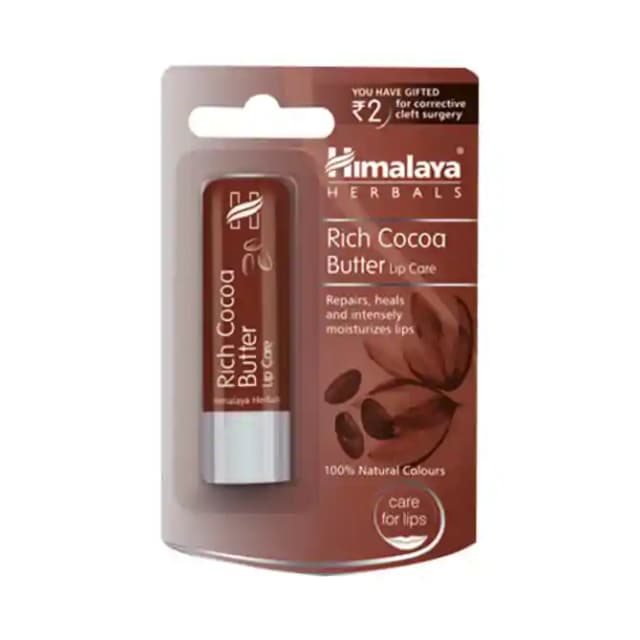 Himalaya Rich Cocoa Butter Lip Care (1 Packet Of 4.5 gm Balm)
