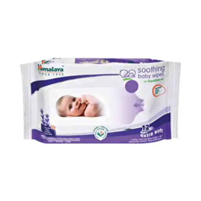 Himalaya Soothing Baby Wipes (1 Packet Of 12 wipes)