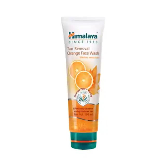 Himalaya Tan Removal Orange Face Wash (1 Tube Of 100 ml Face Wash)