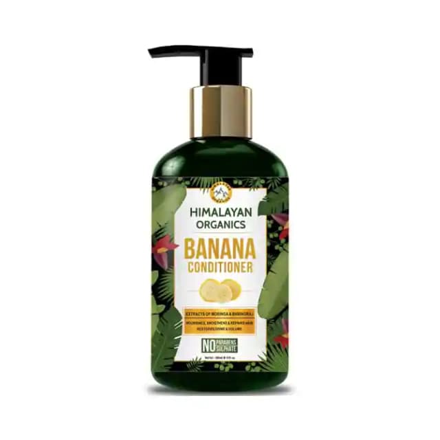 Himalayan Organics Conditioner Banana (1 Pump Bottle of 300 ml Conditioner)