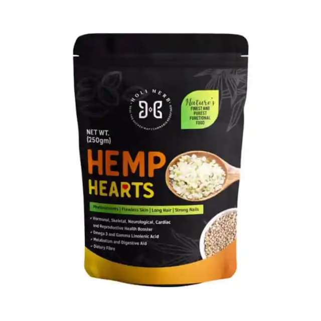 Holi Herb Hemp Hearts (1 Packet Of 250 gm Seeds)