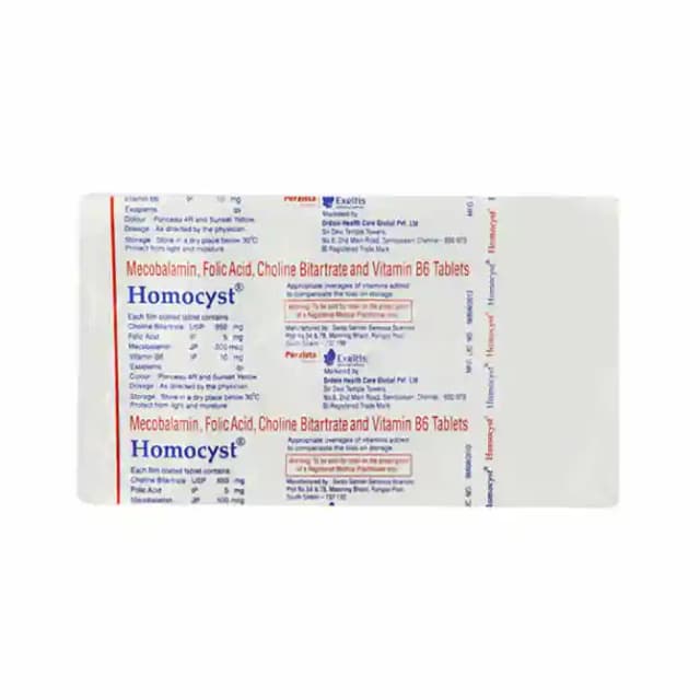 Homocyst (1 Strip Of 10 tablets)