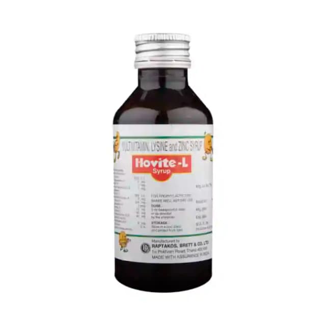 Hovite L Syrup (1 Bottle of 120 ml Syrup)