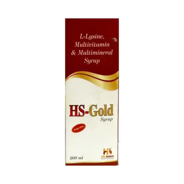 HS Gold Syrup (1 Bottle of 200 ml Syrup)