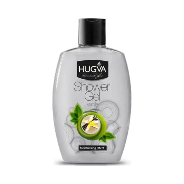 Hugva Diamond Glow Shower Gel Vanilla (1 Bottle of 400 ml Body Wash)