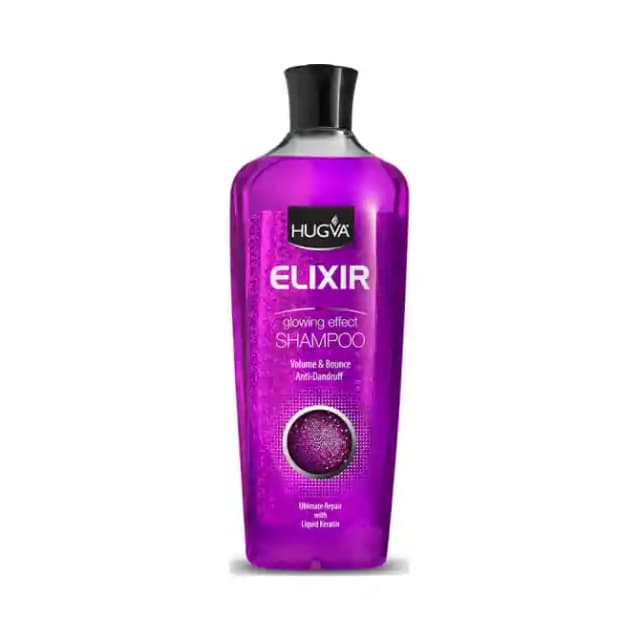 Hugva Elixir Shampoo Anti Dandruff (1 Bottle of 600 ml Shampoo)