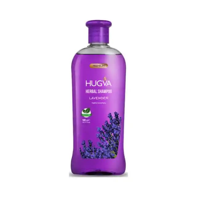 Hugva Herbal Shampoo Lavender (1 Bottle of 500 ml Shampoo)