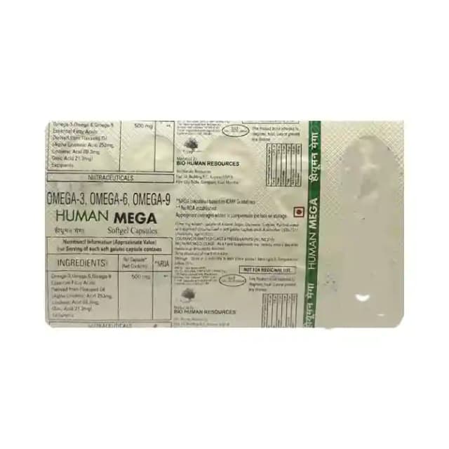 Human Mega (1 Strip Of 10 capsules)