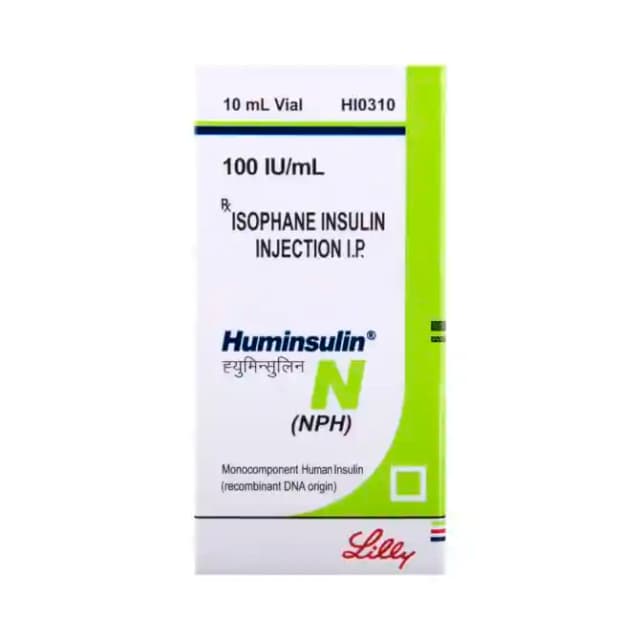 Huminsulin N 100IU/ml Injection (10 ml in 1 vial)