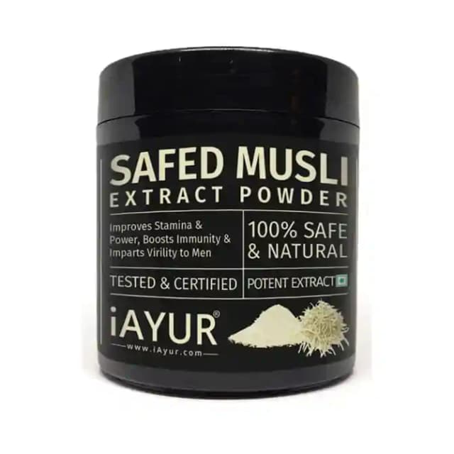 iAYUR Safed Musli Extract Powder (1 Jar Of 200 gm Powder)