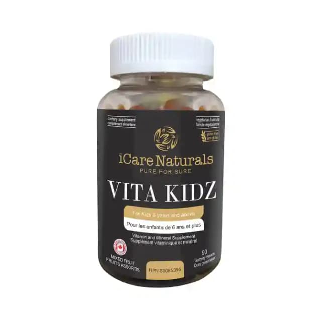 iCare Naturals Vita Kidz Gummy (1 Bottle of 90 gummies)