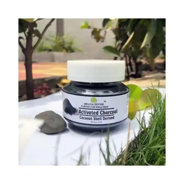 Imiana Activated Charcoal Powder (1 Jar Of 100 gm Powder)