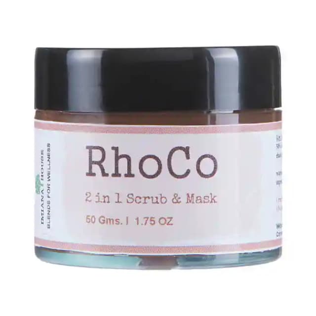 Imiana Rhoco 2 in 1 Scrub & Mask (1 Jar Of 50 gm Scrub)