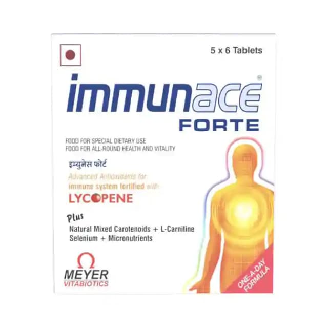 Immunace Forte with Wellman 30 Free (1 Box Of 30 tablets)